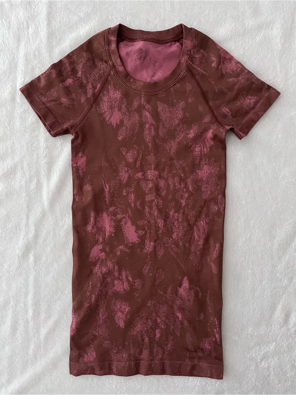 Lululemon Brown and Pink floral top XXS / 0